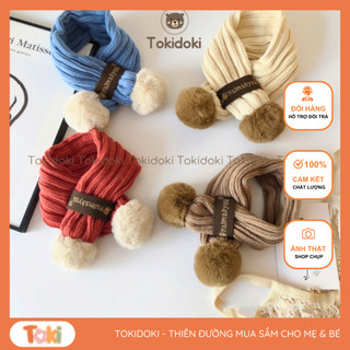 Set mũ len + khăn quàng cổ mùa đông TOKIDOKI cho bé 0-3 tuổi