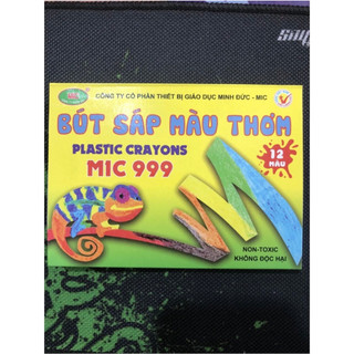Bút sáp màu thơm mic 999 12 màu - sáp màu không độc hại