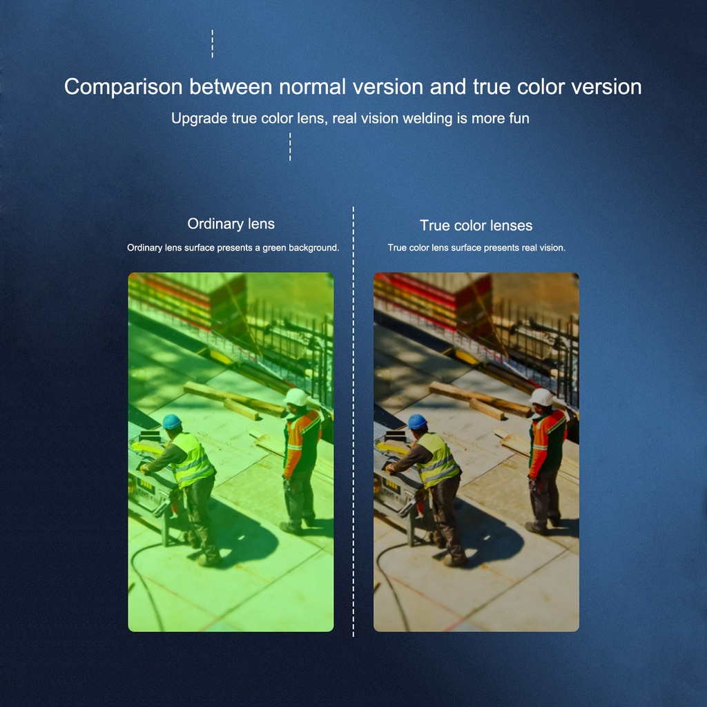 Mũ Bảo Hiểm Hàn Màu Tối Năng Lượng Mặt Trời TIG MIG