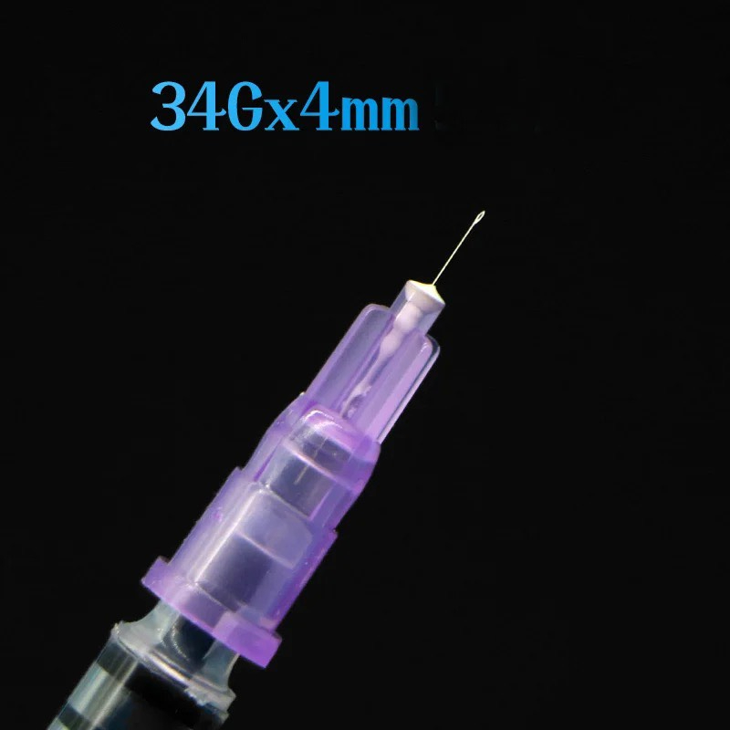 1 chiếc kim Meso CONPUVON Nanoneedle 34g 4mm 1.5mm 2.5mm dùng tách đáy sẹo tiêm dưỡng chất