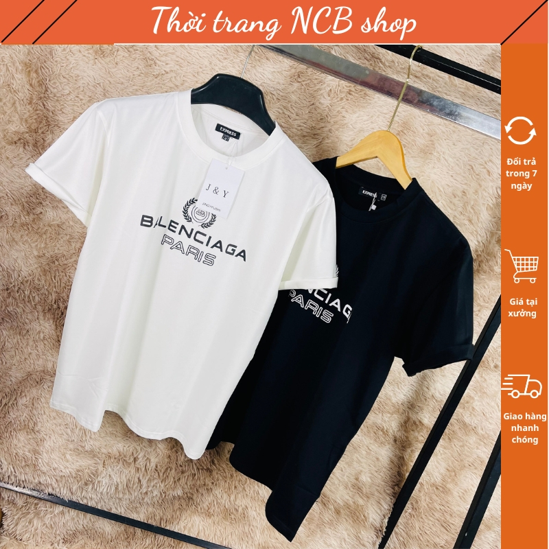 Áo phông nữ , áo thun nữ in chữ BALENCIAGA rất đẹp , chất vải mềm mịn không bị nhăn khi giặt