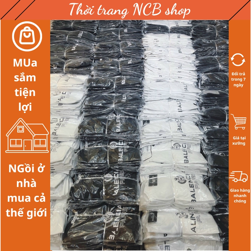 Áo phông nữ , áo thun nữ in chữ BALENCIAGA rất đẹp , chất vải mềm mịn không bị nhăn khi giặt