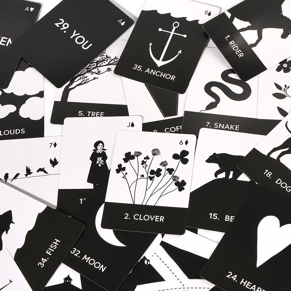 Bộ bài Blackbird Lenormand 36 lá bài tặng đá thanh tẩy SB113