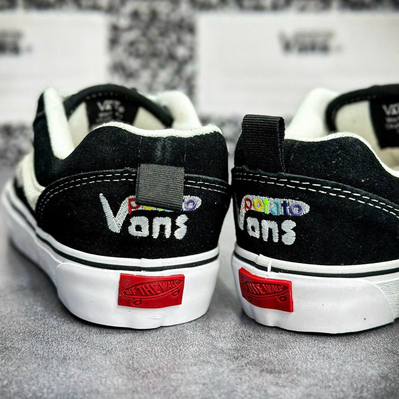 Giày Sneaker Vans Vault Knu Skool VR3 x Imran Potato Giày Vans knu mẫu mới  kèm dây bản cao cấp nhất