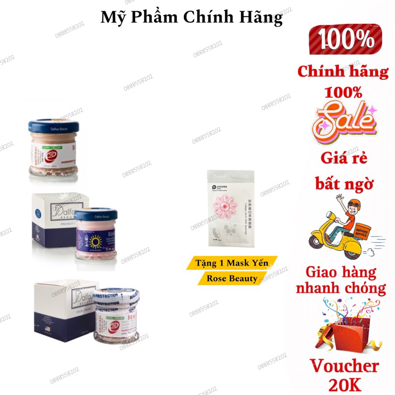 Kem Pháp Dalfour dưỡng trắng và nám, căng bóng da.