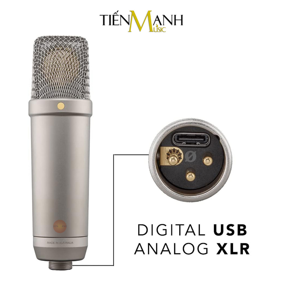 Micro Rode NT1 5th Generation - Mic Thu Âm Condenser Livestream Phòng Thu Studio Microphone NT1 Gen 5