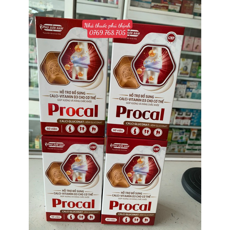 ✅ Procal canxi 60 viên giúp xương chắc khỏe