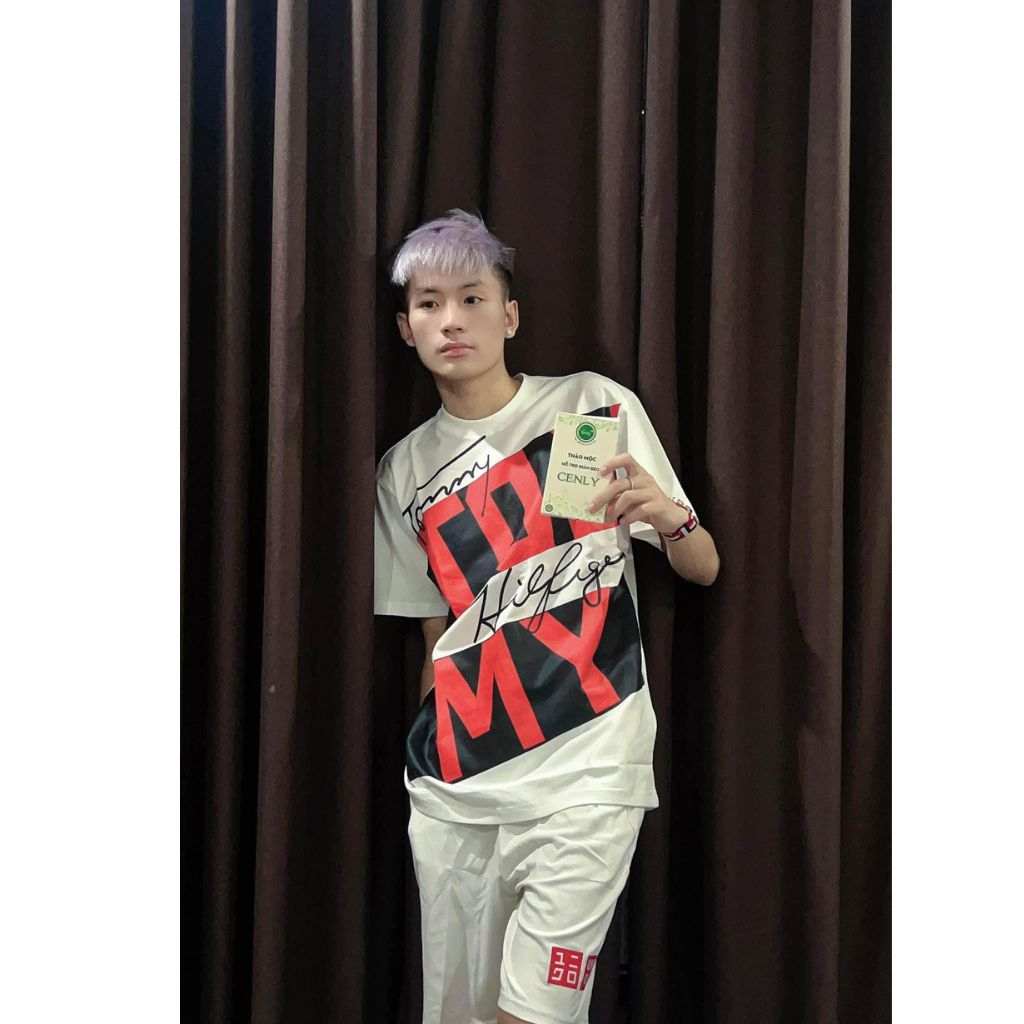 Áo Phông Nam Nữ In Hoạ Tiết Vạch Chéo Chữ Tommy Đen Trắng Đỏ . Áo Cộc Tay Siêu Cấp Dành Cho Các Boy Phố Đi Cháy Phố Phố | BigBuy360 - bigbuy360.vn