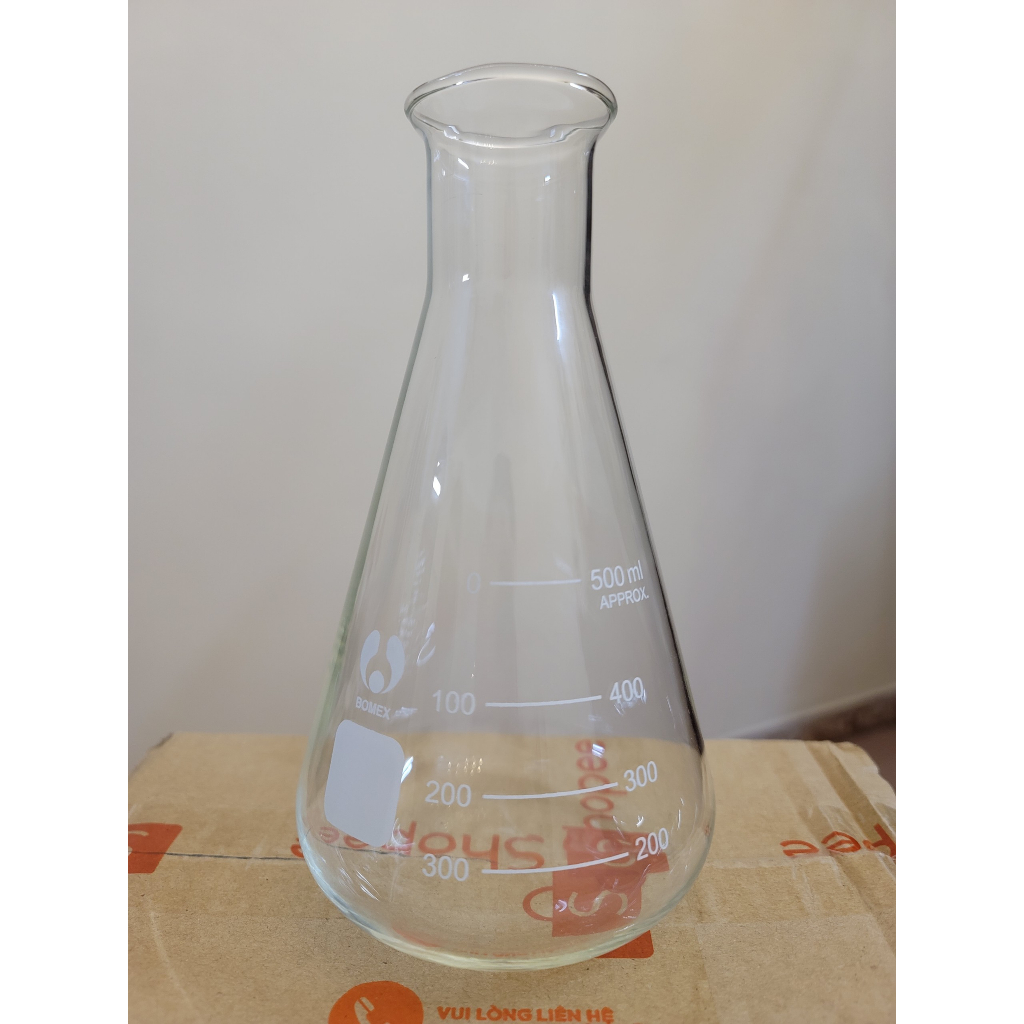 Bình nón thuỷ tinh 50ml / 100ml / 250ml / 500ml / 1000ml