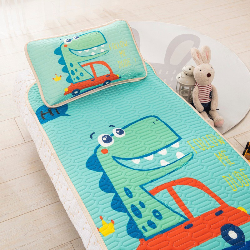 Chiếu điều hoà cao su non in họa tiết 5D cho bé siêu thoáng mát,Tấm lót đệm điều hòa trẻ em họa tiết disney mẫu mới 2023