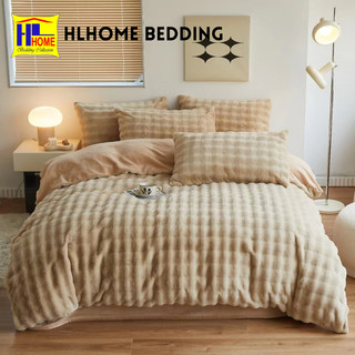 Bộ chăn ga nỉ lông hồ li Hlhome cao cấp , full màu, ấm áp, mịn màng, không sổ lông