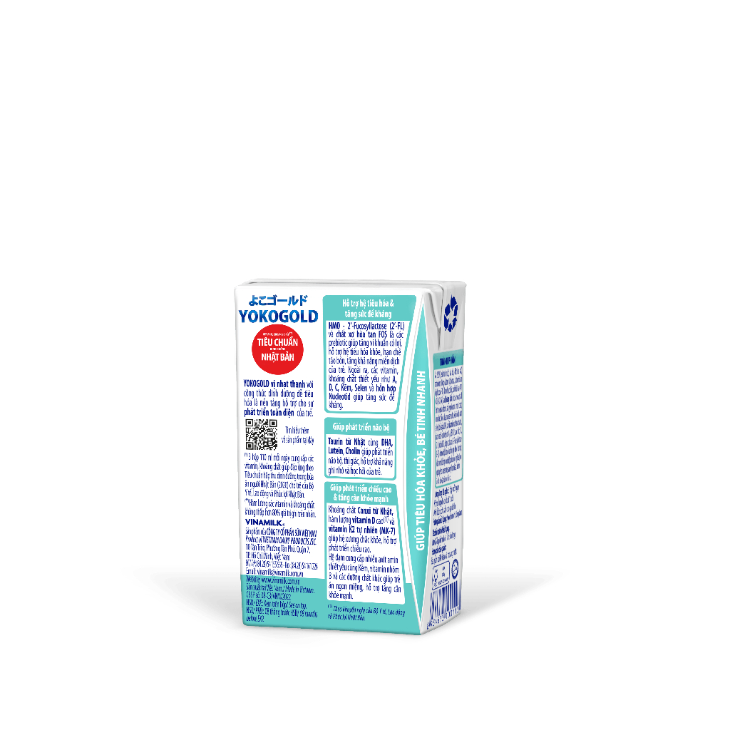 [Gift] Sữa bột pha sẵn Vinamilk YokoGold - Lốc 4 hộp 110ml