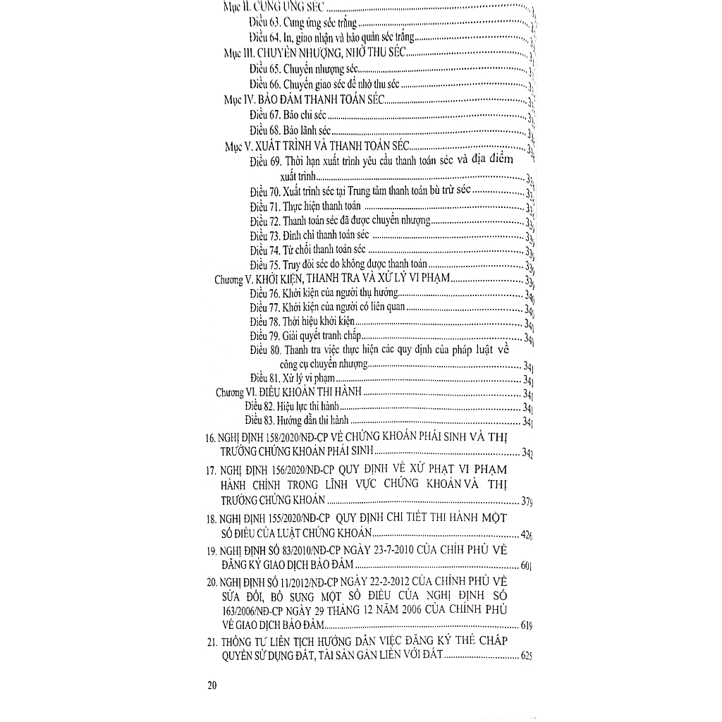 Sách Hệ Thống Văn Bản Pháp Luật Ngân Hàng