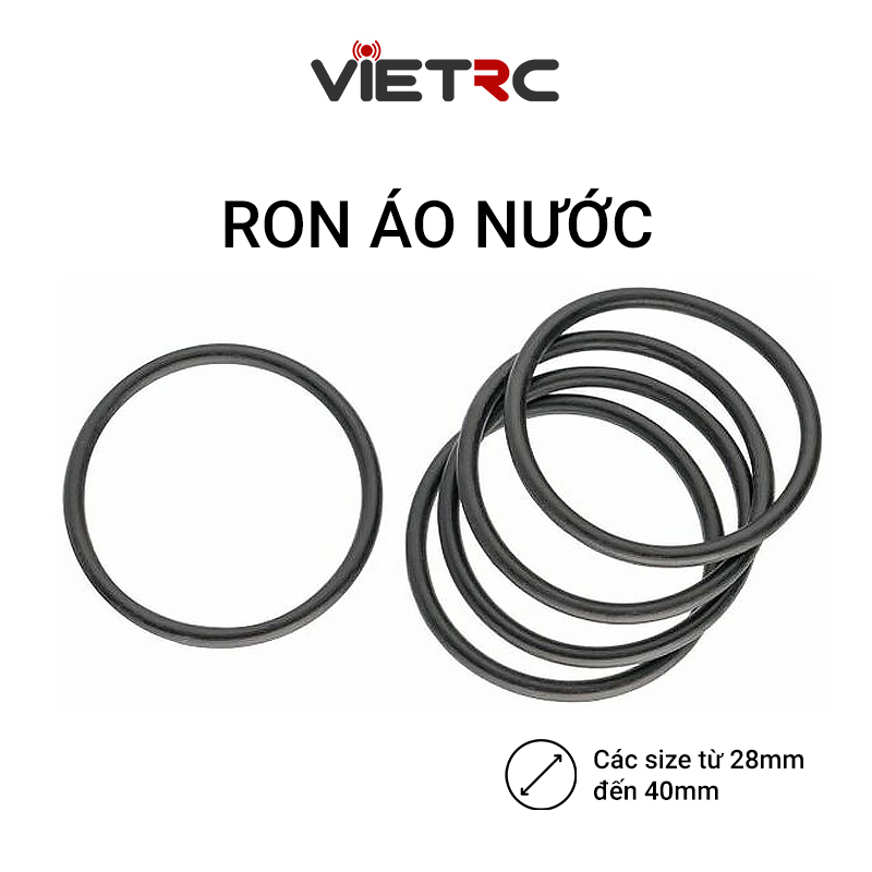 Ron cao su 28mm / 29mm / 36mm / 40mm cho áo nước tản nhiệt motor tàu/cano điều khiển từ xa