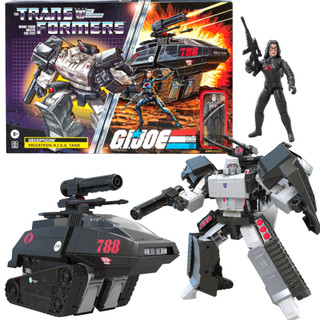 Mô hình transformers megatron h.i.s.s. tank & baroness x g.i. joe , cao 27cm, chính hãng - mới 100% - fullbox