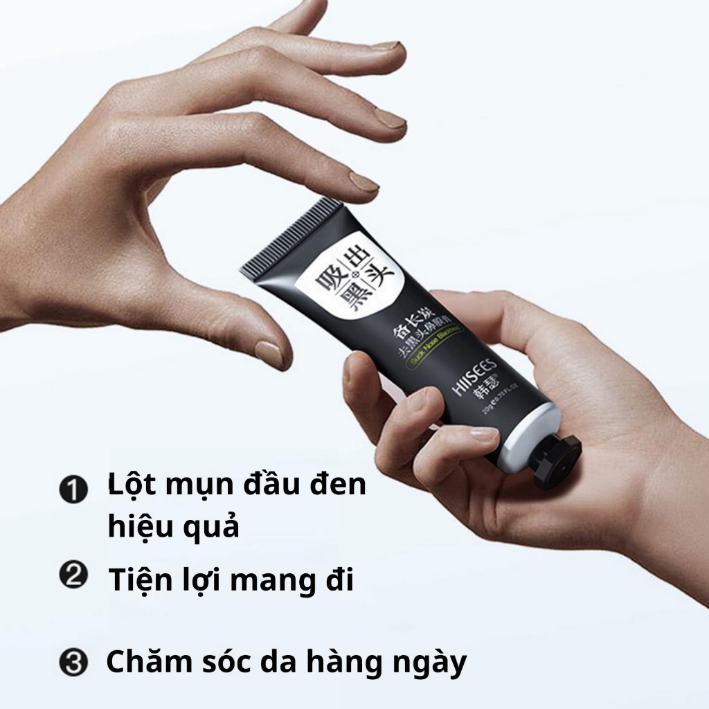 Lột Mụn Đầu Đen Than Tre Mặt Nạ Bùn Làm Sạch Sâu Cho Vùng Da Mũi Dat Mặt Se Khít Lỗ Chân Lông