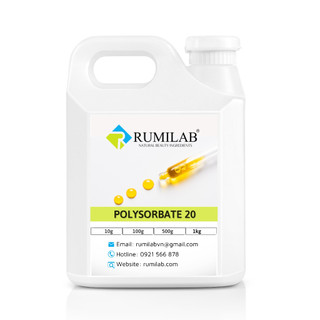 500G-1KG Chất nhũ hóa tinh dầu, hương liệu Polysorbate 20 - Nguyên liệu mỹ phẩm Rumilab