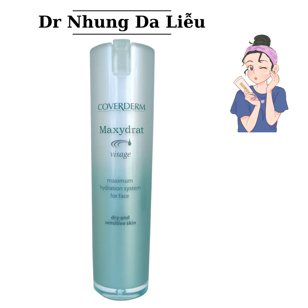 Kem Dưỡng Cấp Ẩm Tối Đa Cho Da Mặt COVERDERM Maxydrat Tăng Cường Độ Ẩm Cho Da, Phục Hồi Hàng Rào Bảo Vệ Da