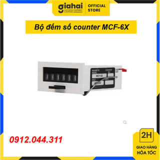 Bộ đếm số counter mcf-6x 220v tbd221