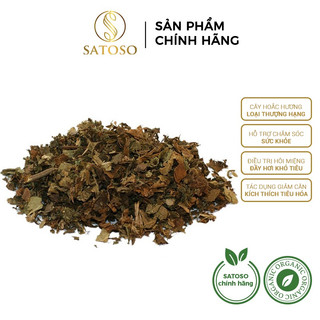 Hoắc Hương sấy khô hàng đẹp loại 1 thương hiệu SATOSO gói 1kg