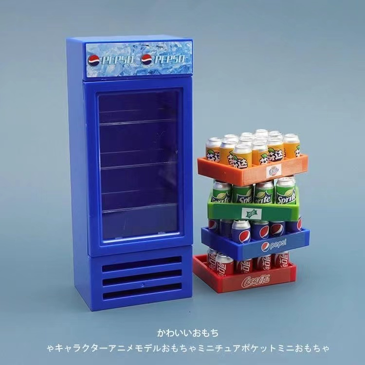 Mô hình Tủ Lạnh Mini Tỉ Lệ 1 / 12 Trang Trí Nhà Búp Bê