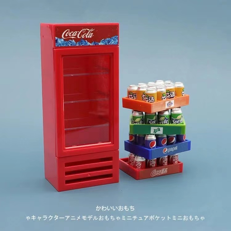 Mô hình Tủ Lạnh Mini Tỉ Lệ 1 / 12 Trang Trí Nhà Búp Bê