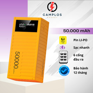 Sạc dự phòng dung lượng lớn pin sạc dự phòng dùng cho điện thoại, máy tính bảng và máy tính 50000 mAh