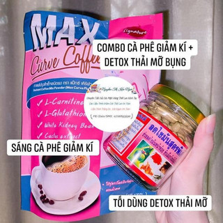 [HÀNG CHÍNH HÃNG] Cà phê Hoà Tan MAX CURVE Thái Lan (10gói nhỏ)