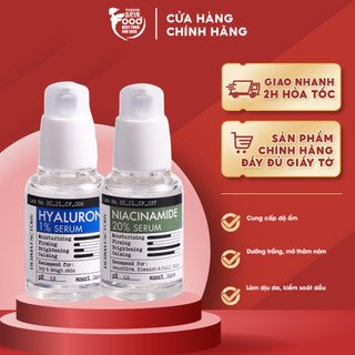 Tinh Chất Dưỡng Trắng, Kiềm Dầu, Mờ Thâm, Căng Bóng Da Derma Factory Niacinamide 20% & Hyaluron 1% Serum 30ml