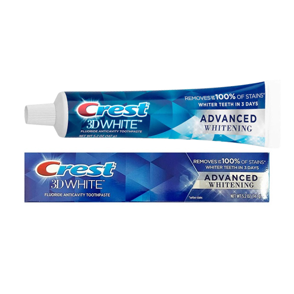 [HÀNG MỸ] KEM ĐÁNH RĂNG CREST 3D WHITE ADVANCED WHITENING TOOTHPASTE