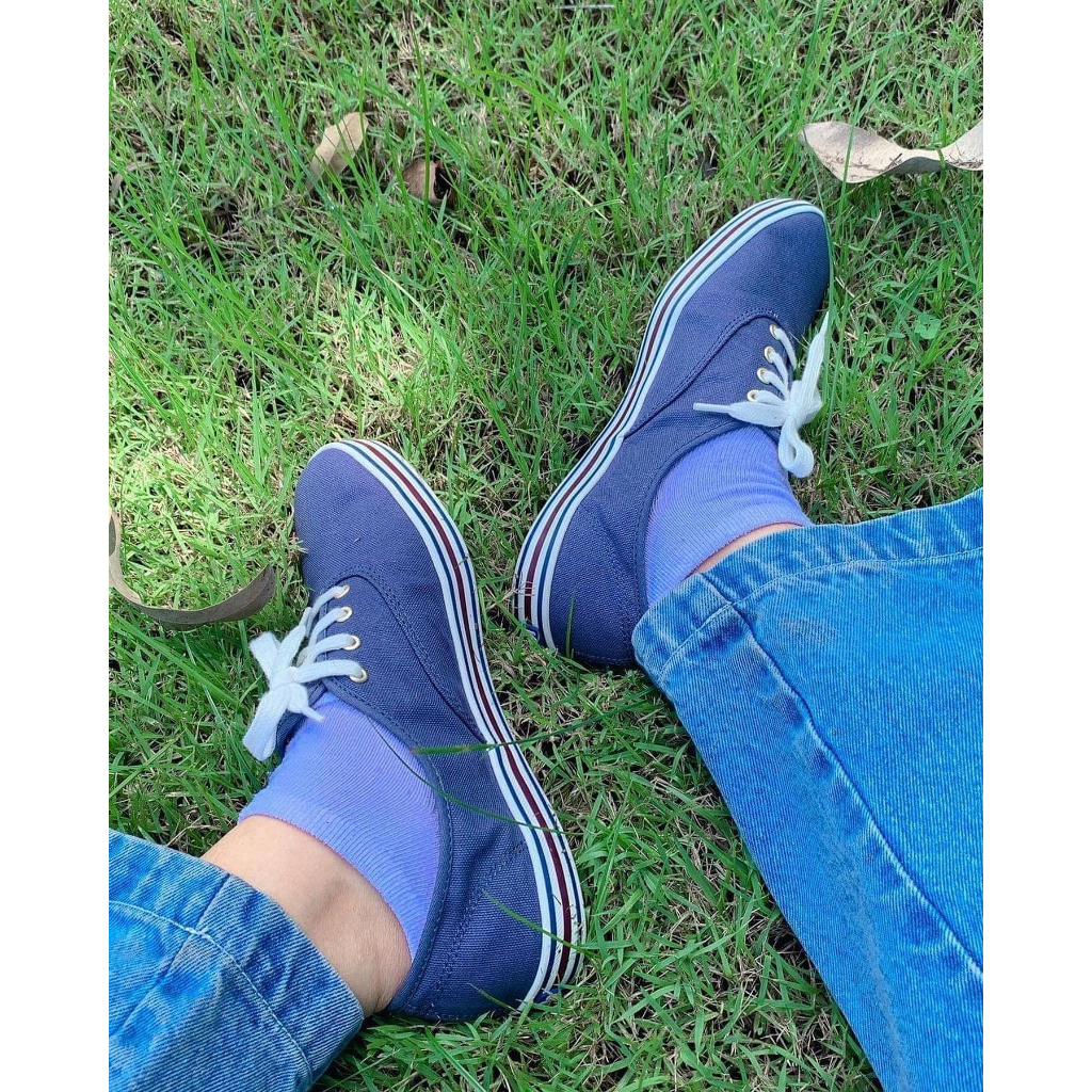 Giày Keds Nữ- Champion Canvas Varsity Navy- KD066260