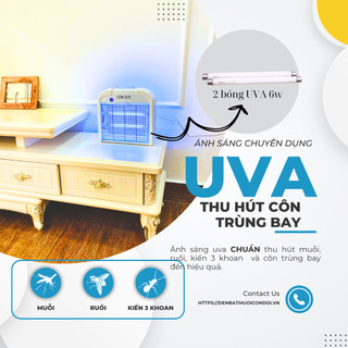 Đèn diệt côn trùng, ruồi, muỗi Con Dơi model cn03