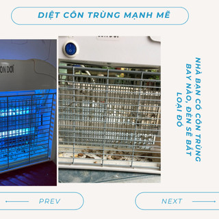 Đèn diệt côn trùng, ruồi, muỗi Con Dơi model cn03