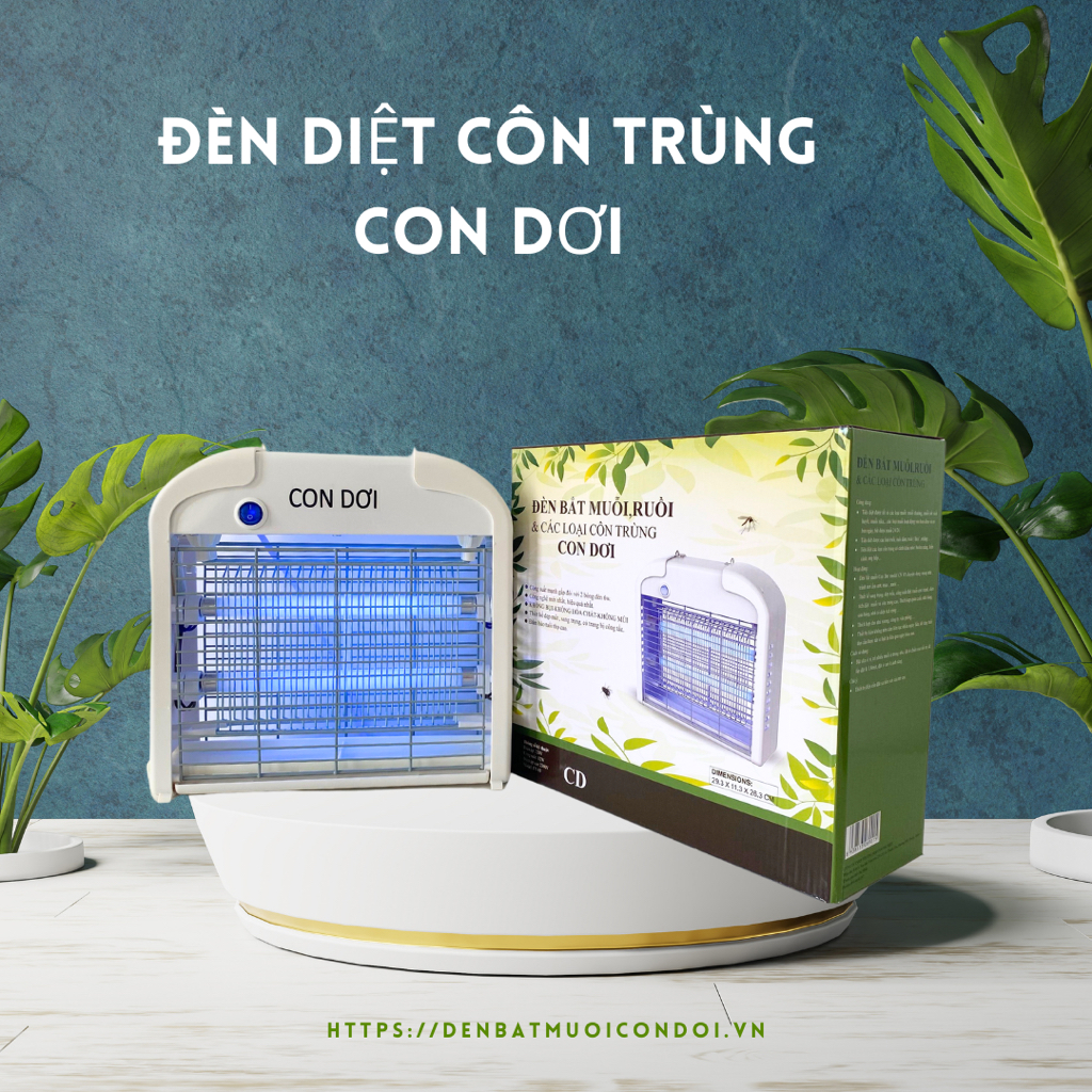 Đèn diệt côn trùng, ruồi, muỗi Con Dơi model cn03