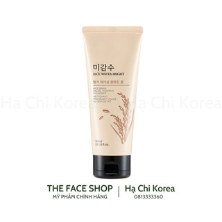 Sữa rửa mặt Gạo Rice Water Bright Rice Bran Cleansing Foam The Face Shop