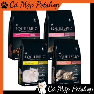 Hạt equilibrio cho mèo, thức ăn hạt equilibrio cho mèo - túi 1.5kg