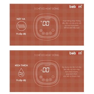 MÁY HÚT SỮA ĐIỆN ĐÔI Beborn – BP01