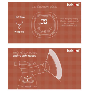 MÁY HÚT SỮA ĐIỆN ĐÔI Beborn – BP01