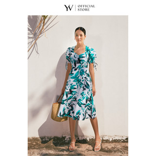 Đầm dạo phố lá mùa xuân - yv le & co