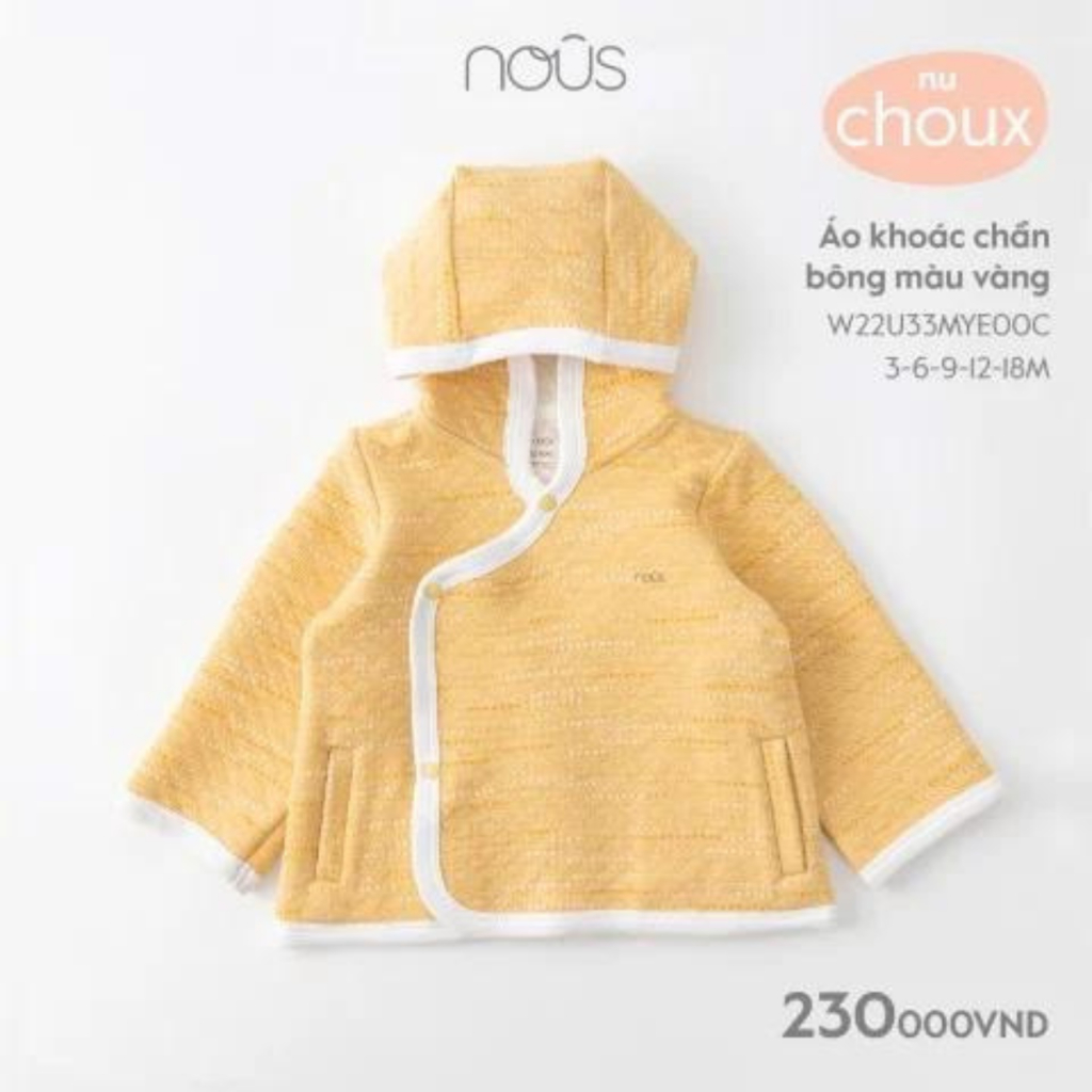 Áo khoác Nous cho bé trai, bé gái