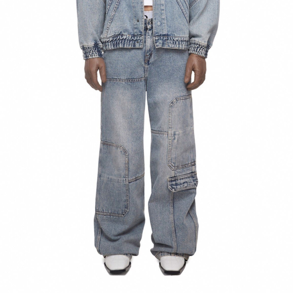 QUẦN JEANS LIDER BRESLIN BONED CARGO DENIM PANTS