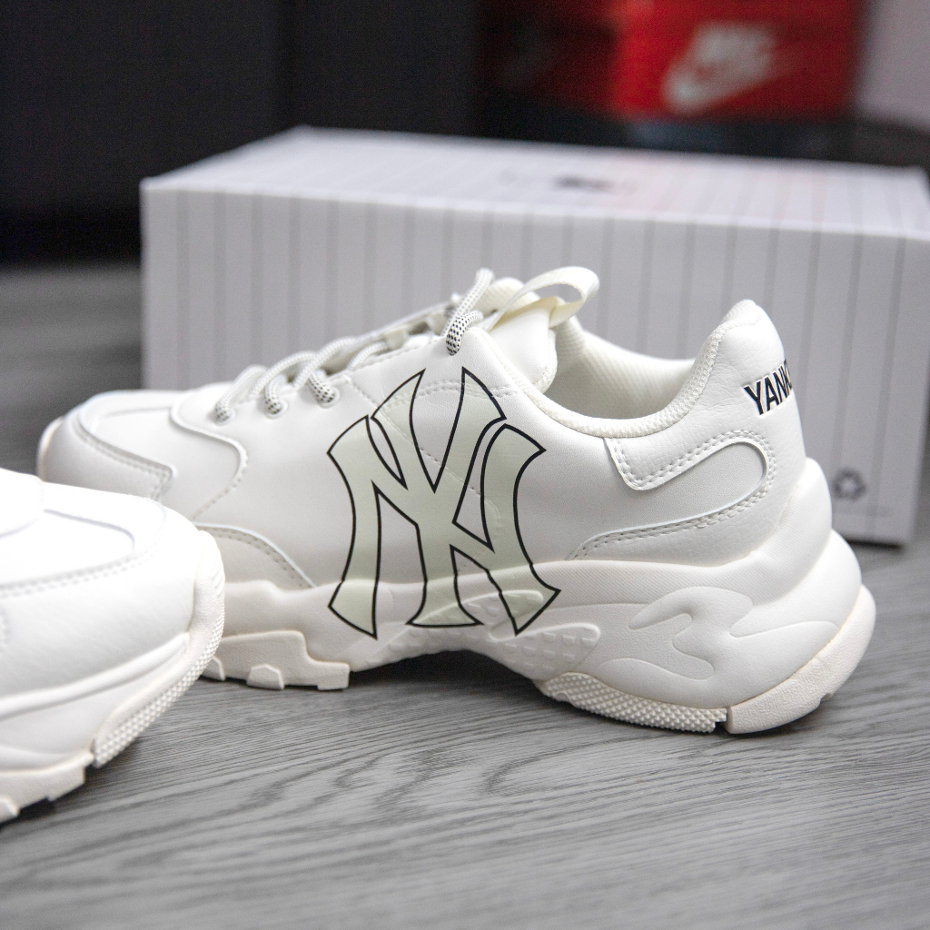 Giày MLB Bigball NY Trắng Chính Hãng