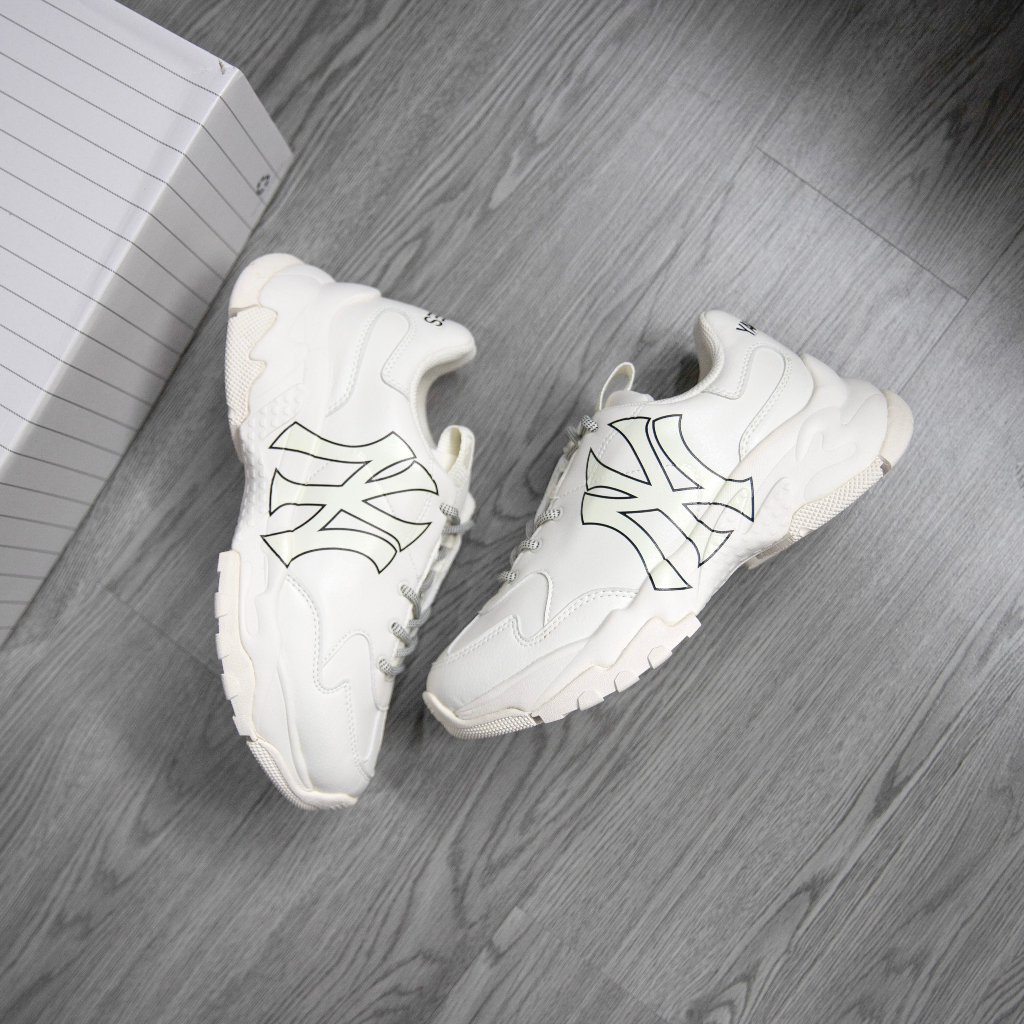 Giày MLB Bigball NY Trắng Chính Hãng