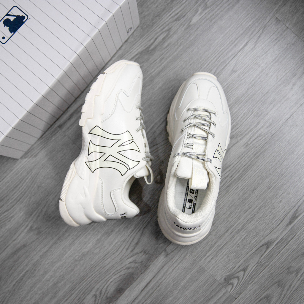 Giày MLB Bigball NY Trắng Chính Hãng