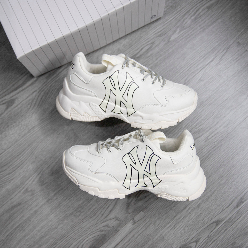 Giày MLB Bigball NY Trắng Chính Hãng