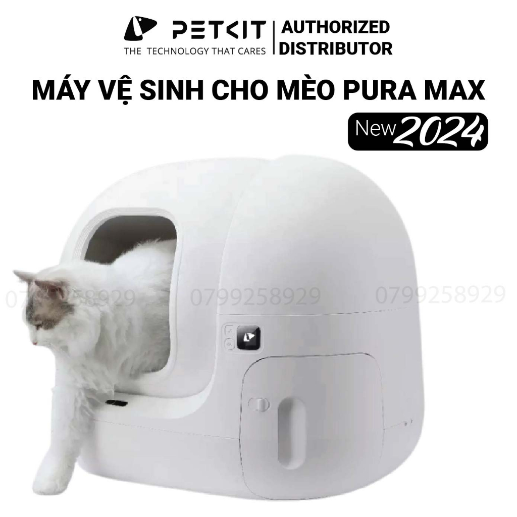 [HỎA TỐC] Máy Vệ Sinh Cho Mèo Tự Động PETKIT Pura Max 2024