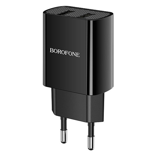 Củ sạc Borofone BA53A 2 cổng USB, Củ sạc sạc 2 thiết bị cùng lúc