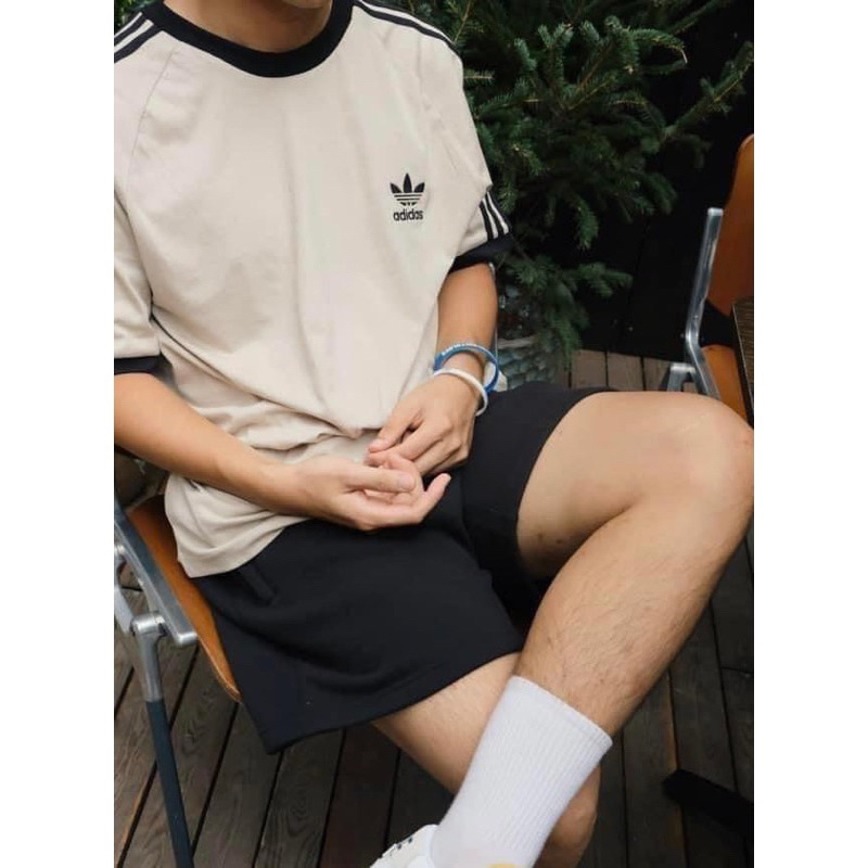 Áo thun Baby tee ADIDAS màu be cao cấp, áo phông nam nã Unisex dễ phối đồ, hàn quốc