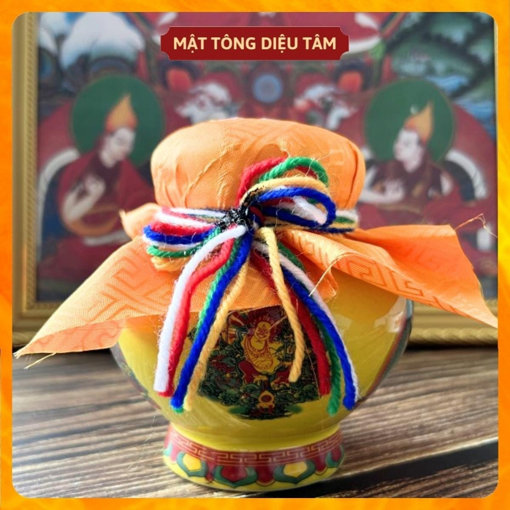 Bảo Bình Hoàng Thần Tài - Bình Tài Bảo Chiêu Tài Lộc đã gia trì đồ thờ cúng ban thần tài - shop Mật Tông Diệu Tâm