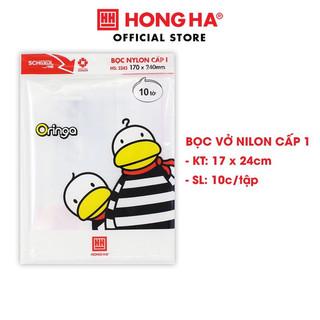 Bọc vở nilon cấp I Hồng Hà tập 10 chiếc
